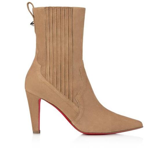 Christian Louboutin Shoes - CHRISTIAN LOUBOUTIN Santigag Veau Velour Boots in Lione 39.5